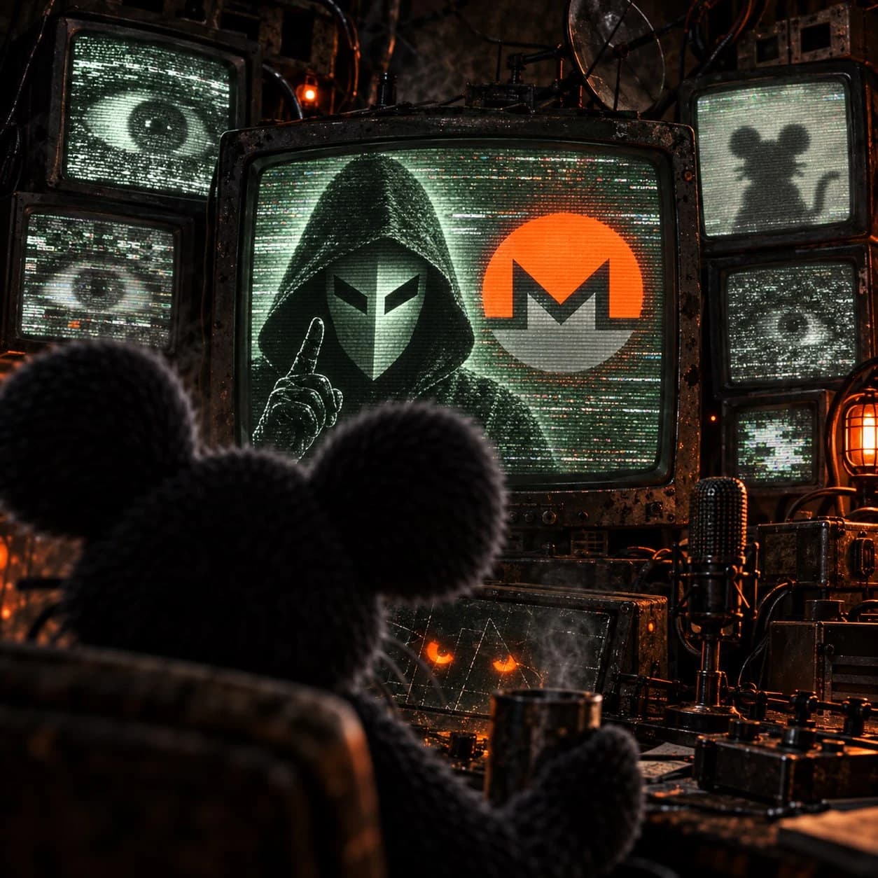 Anonymouse watching Monero broadcasts