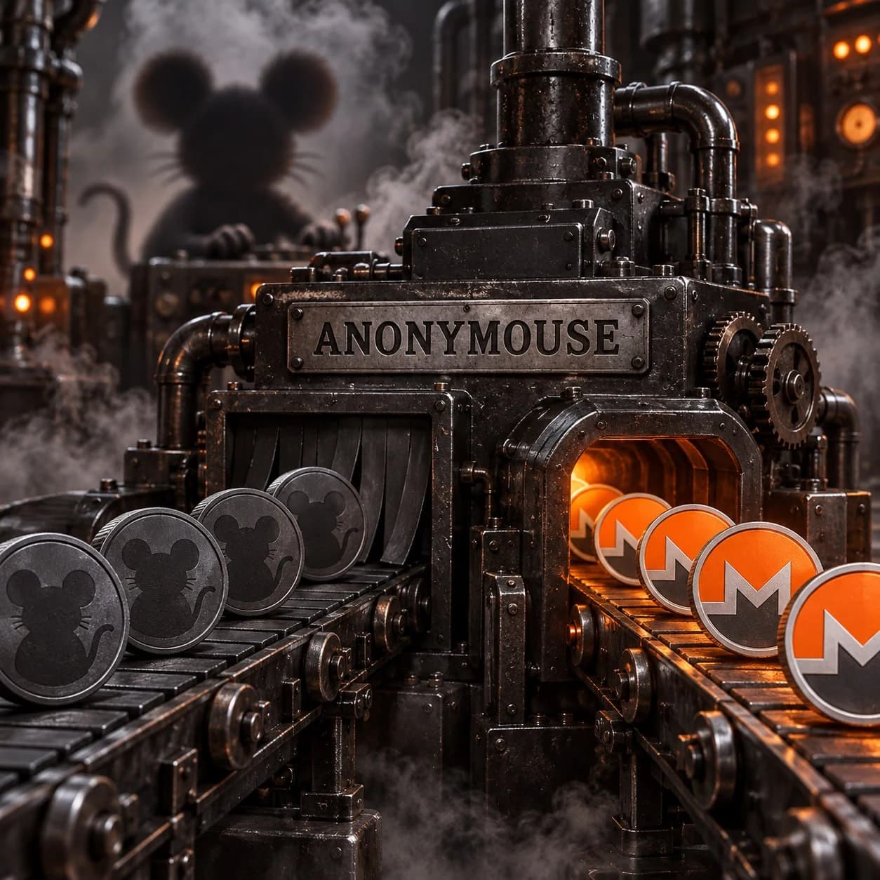 Anonymouse Monero conversion machine