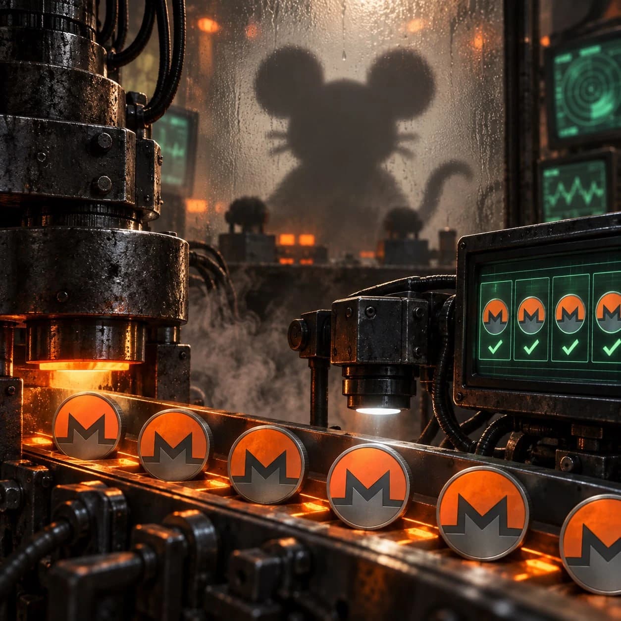 Anonymouse monitoring Monero production